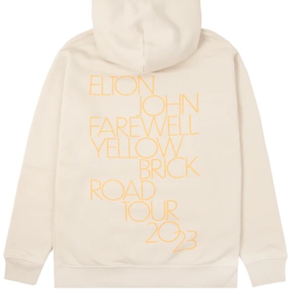 Elton John Farewell Yellow Brick Road Tour Merch Hoodie - Picture 5 of 13
